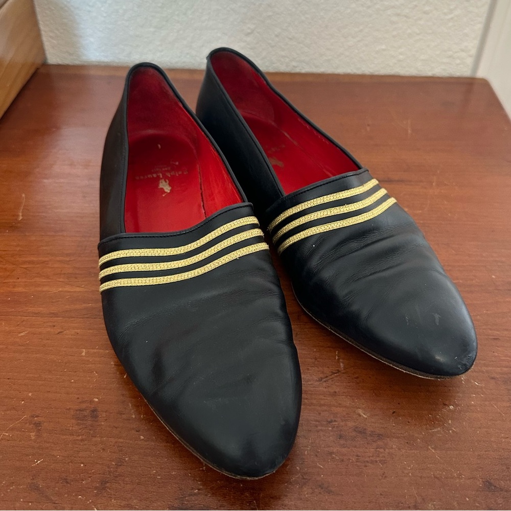 Vintage Ralph Lauren Italian leather loafers - 10